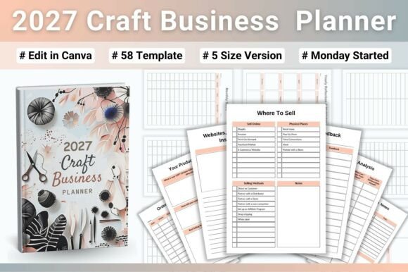 Download 🎨 2027 Craft Business Planner - Craft business Collection