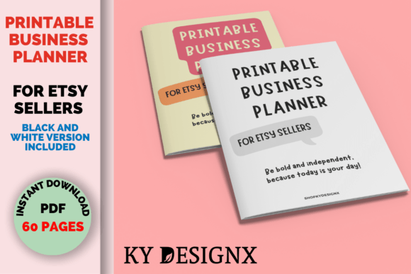 Download Printable Business Planner for Etsy - Premium Bundle