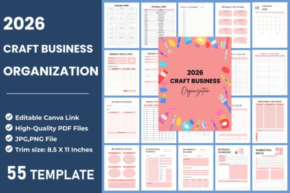 Download 2026 Craft Business Organization Canva - Craft business Collection