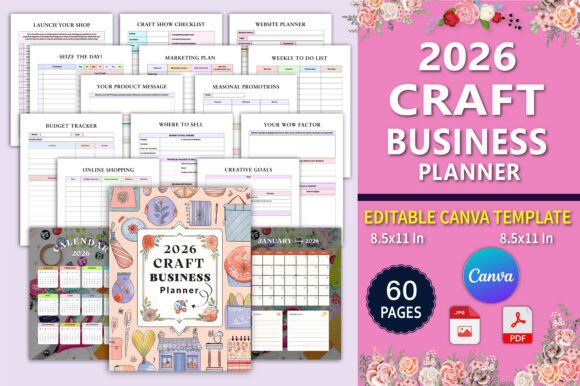 Download 🧵 2026 Craft Business Planner - Craft business Collection