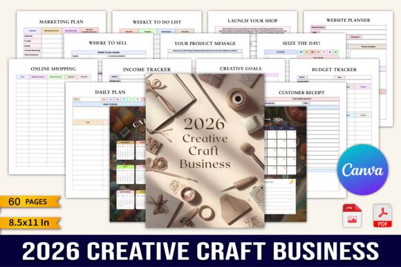 Download 2026 Creative Craft Business Planner - Craft business Collection